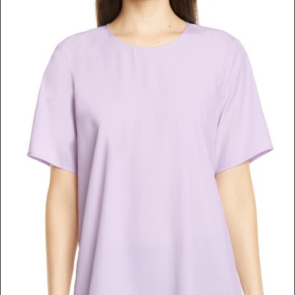 New $178 Eileen Fisher Boxy Tee Sz S